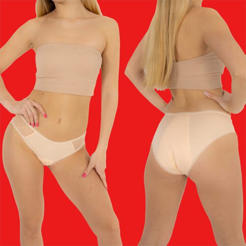 a woman wearing underwear and posing for the camera